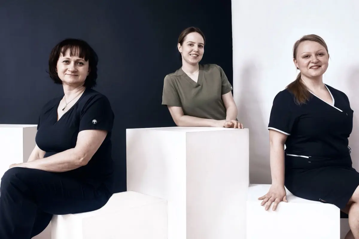 Pracownicy szpitala św. Łukasza w Bolesławcu