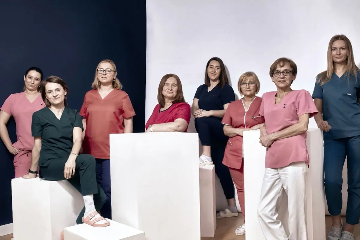 Pracownicy szpitala św. Łukasza w Bolesławcu