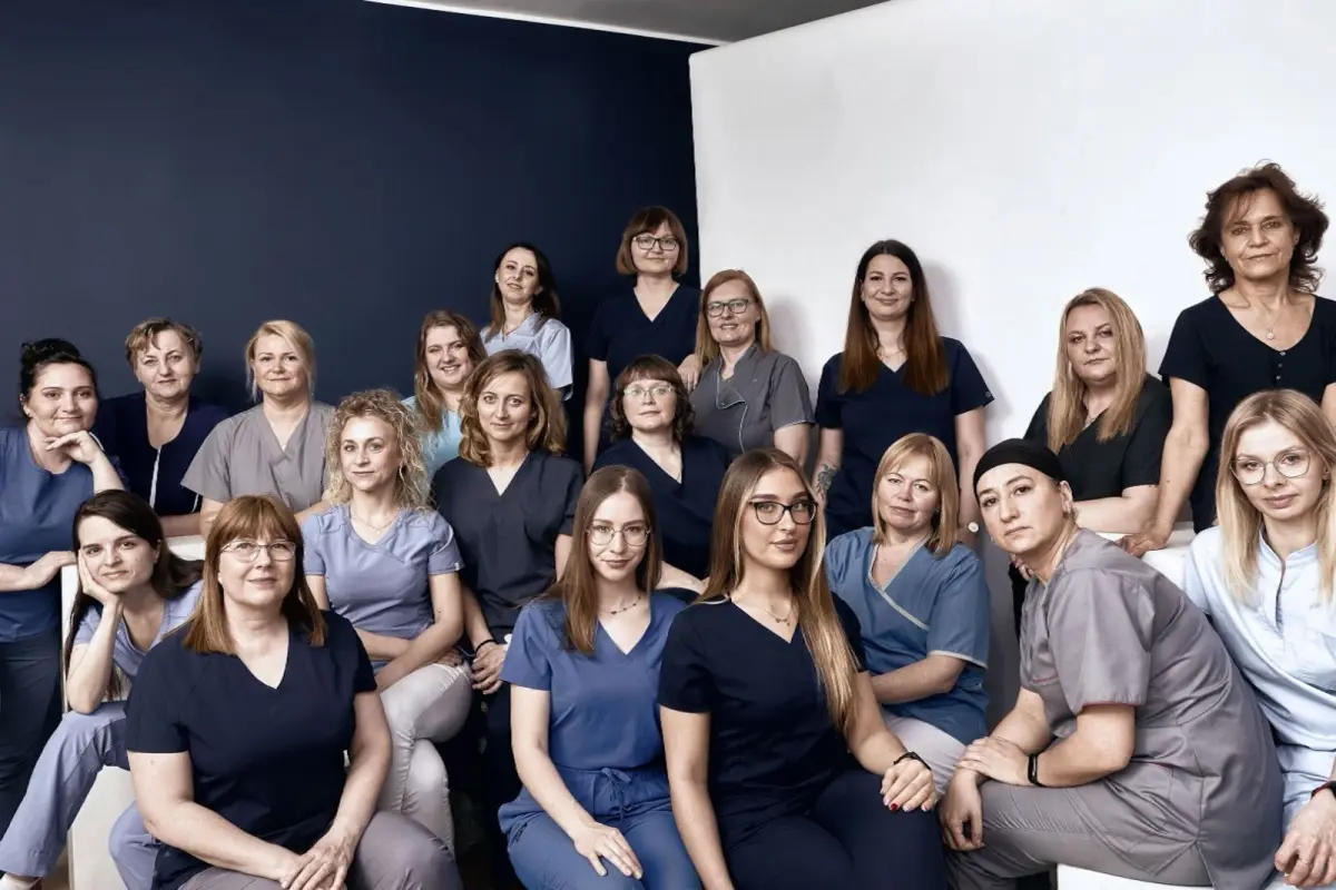 Pracownicy szpitala św. Łukasza w Bolesławcu