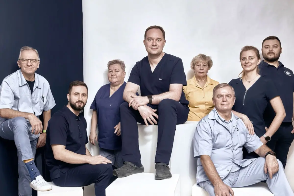 Pracownicy szpitala św. Łukasza w Bolesławcu