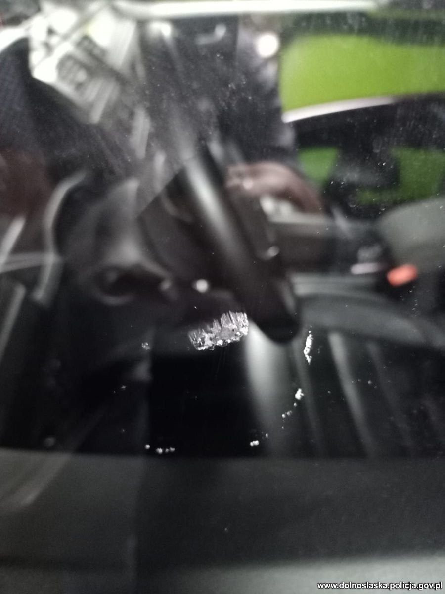 Uszkodzony radiowóz