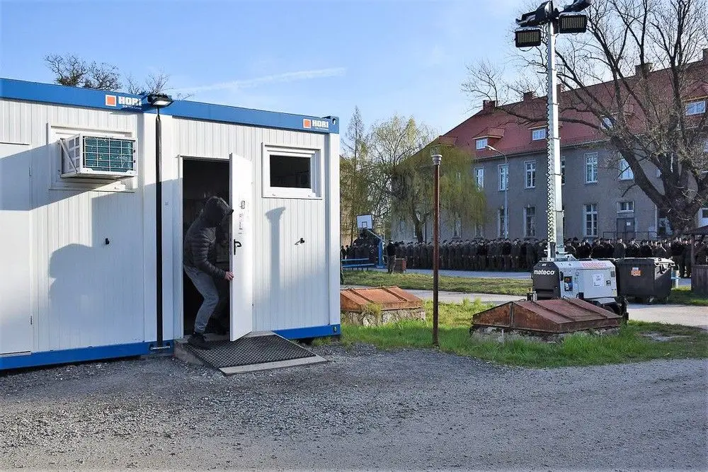 Ćwiczenia w 23 Śląskim Pułku Artylerii w Bolesławcu