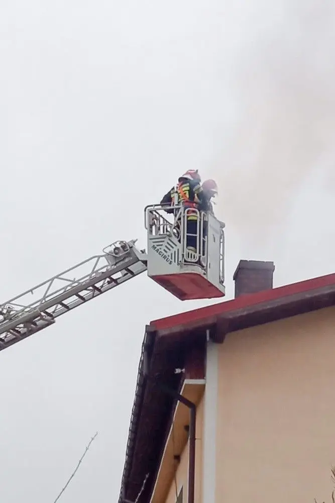 Akcja straży pożarnej w gminie Gromadka