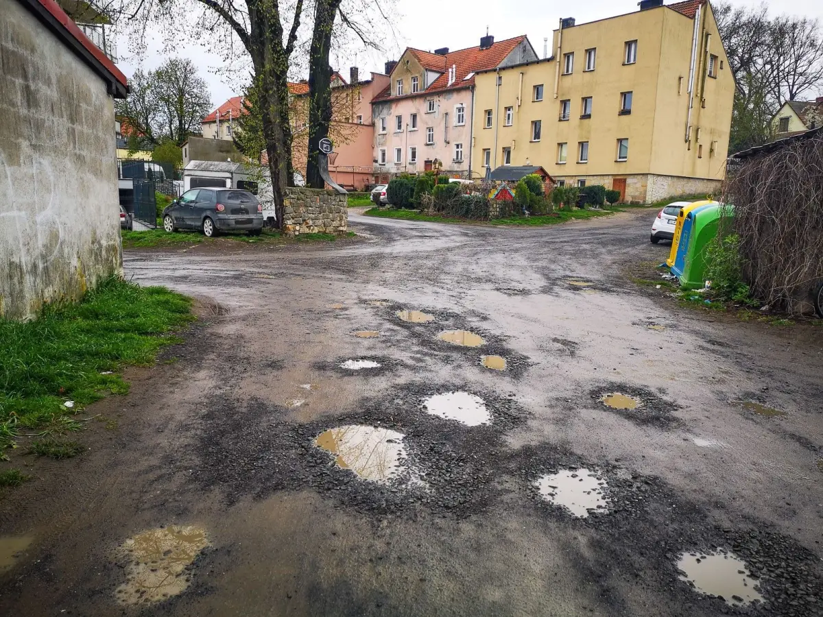 Ulica Warszawska w Bolesławcu