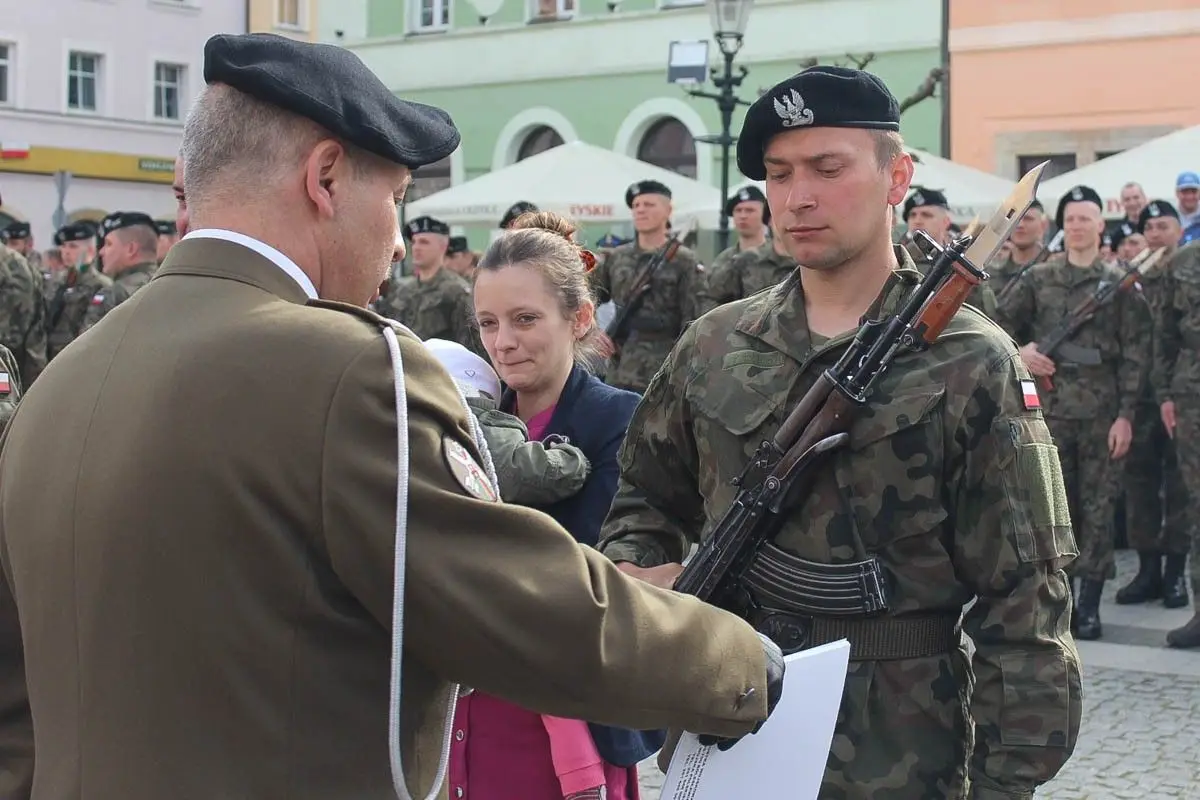 130 recruits took the oath at the Bolesławiec market square