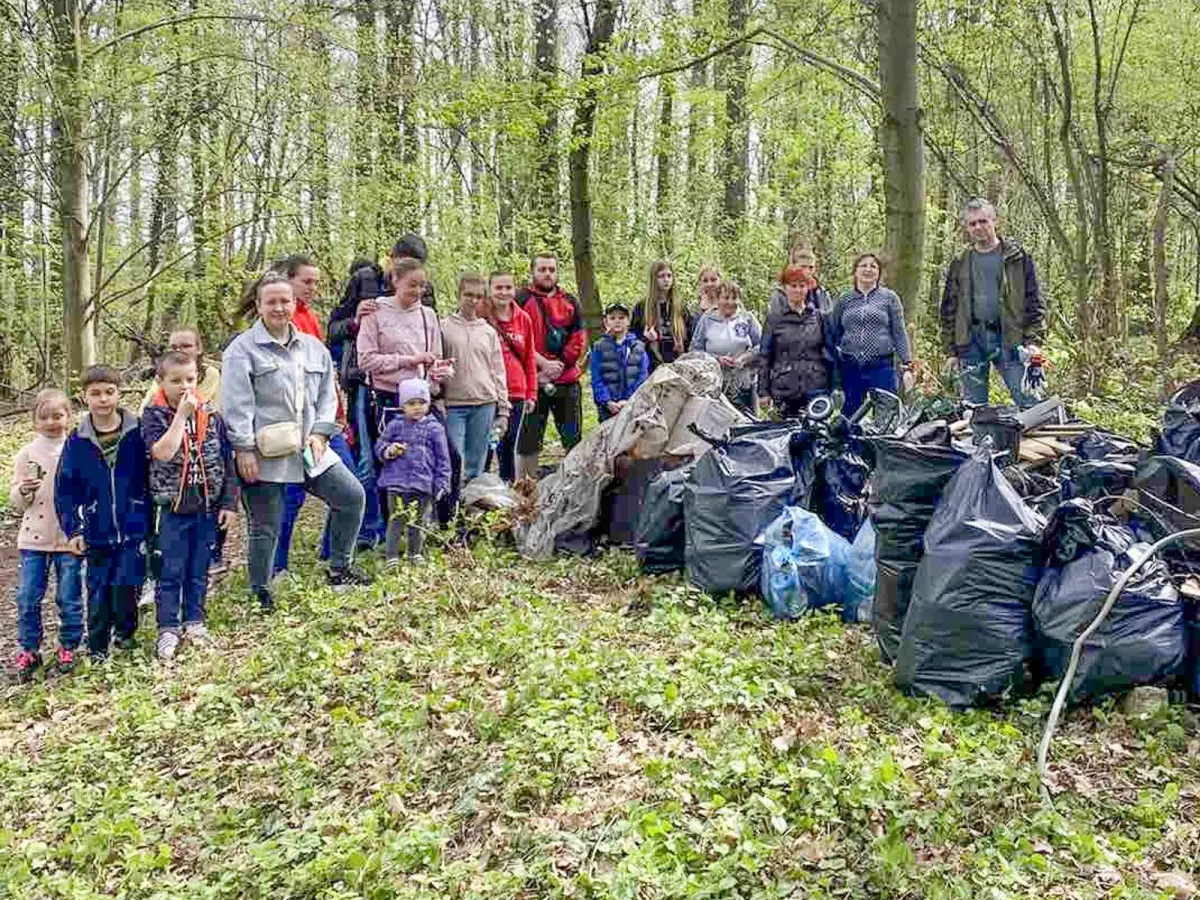 7200 litrów śmieci uprzątnęli Ukraińcy i Ukrainki