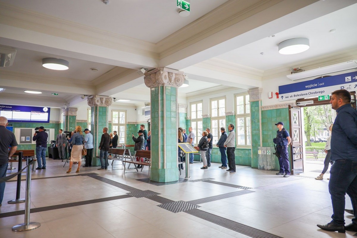 Dworzec kolejowy po remoncie