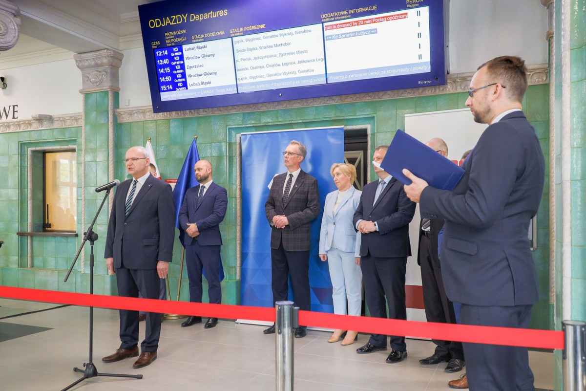 Dworzec kolejowy po remoncie