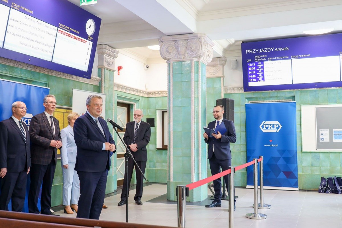 Dworzec kolejowy po remoncie