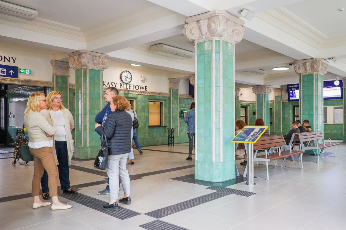 Dworzec kolejowy po remoncie