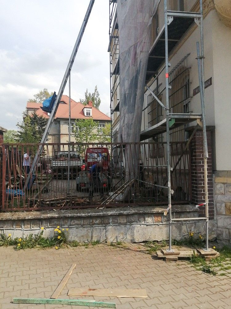 Remont przy ulicy Kaszubskiej w Bolesławcu