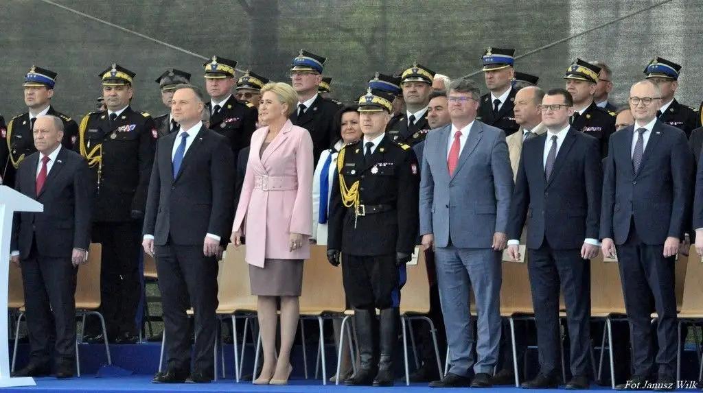Szef dolnośląskiej straży pożarnej doceniony przez prezydenta Andrzeja Dudę