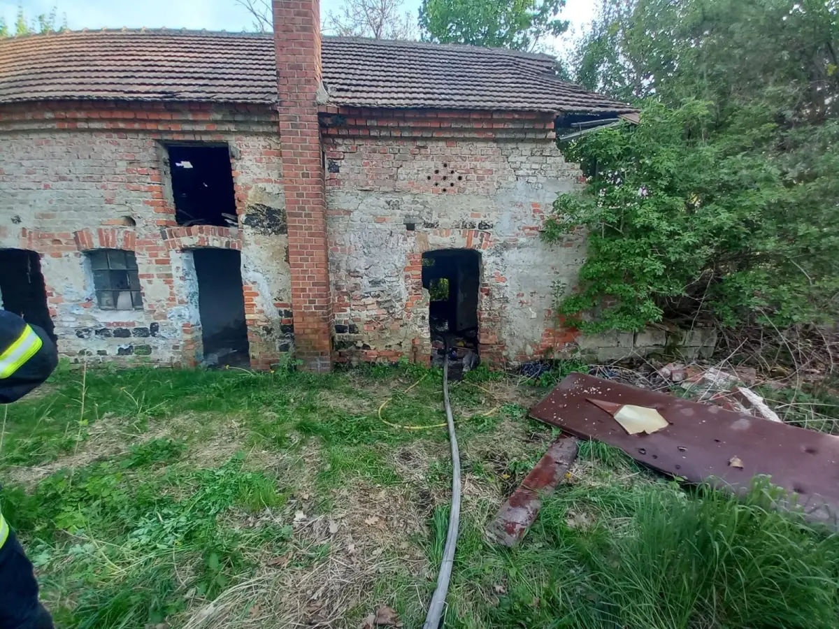 Pożar w Gromadce