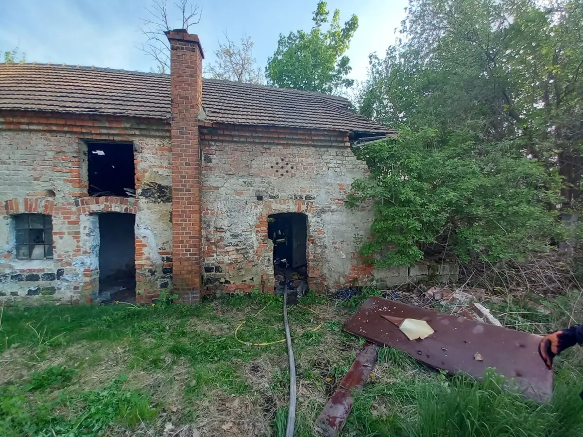 Pożar w Gromadce