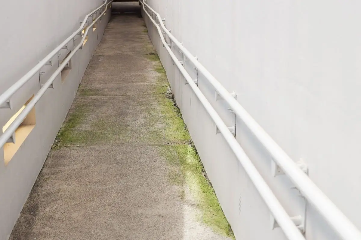 Tunel i dojścia do peronów dworca PKP w Bolesławcu