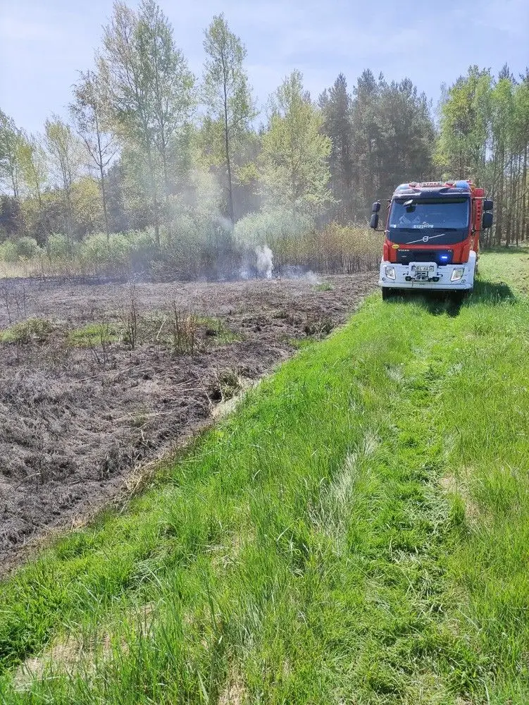 Pożar w gminie Gromadka
