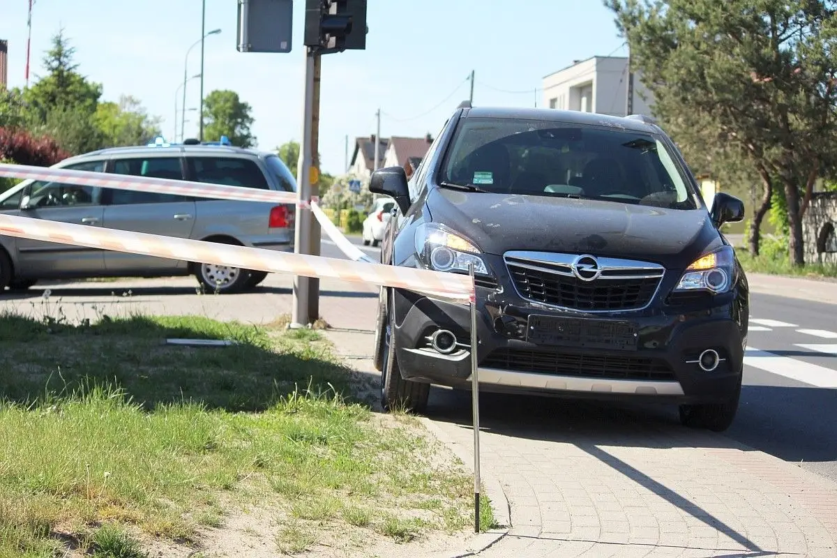 Kolizja przy ulicy Widok w Bolesławcu