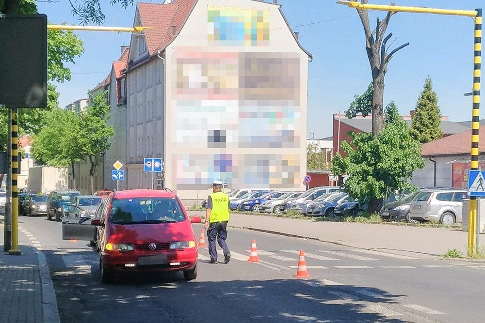 Zdarzenie przy ul. Chrobrego w Bolesławcu