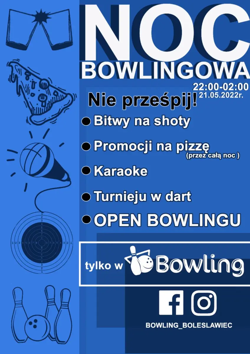 Noc Bowlingowa – moc atrakcji już w najbliższą sobotę!