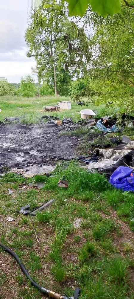 Akcja straży pożarnej w gminie Gromadka