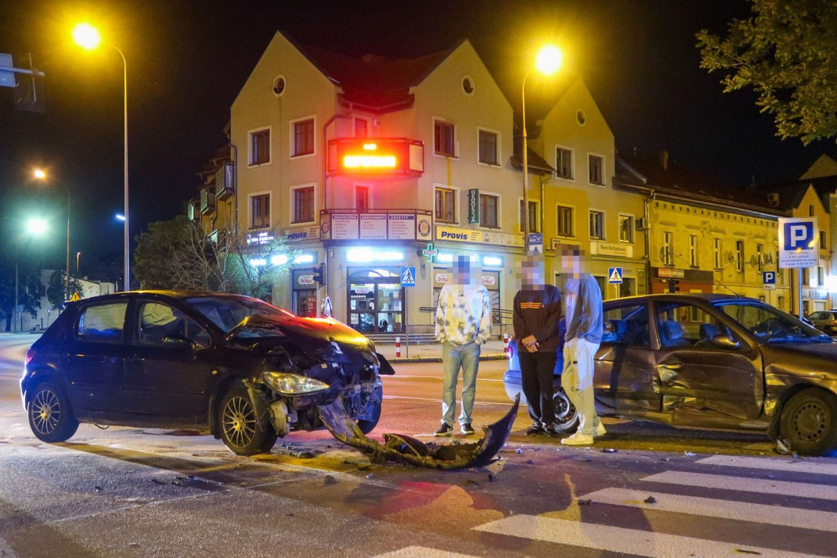 Kolizja na ulicy Zgorzeleckiej
