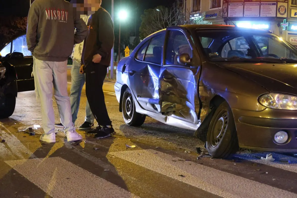 Kolizja na ulicy Zgorzeleckiej