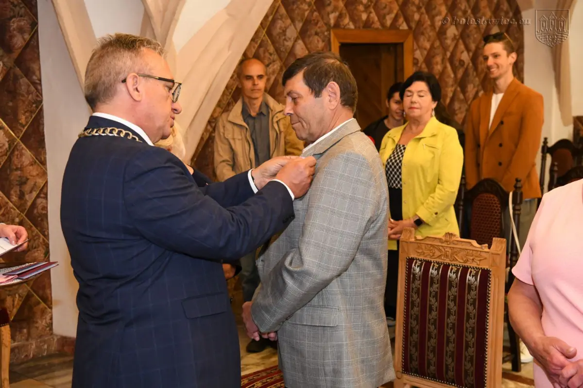 Złote gody państwa Izdebskich i Zmaczyńskich