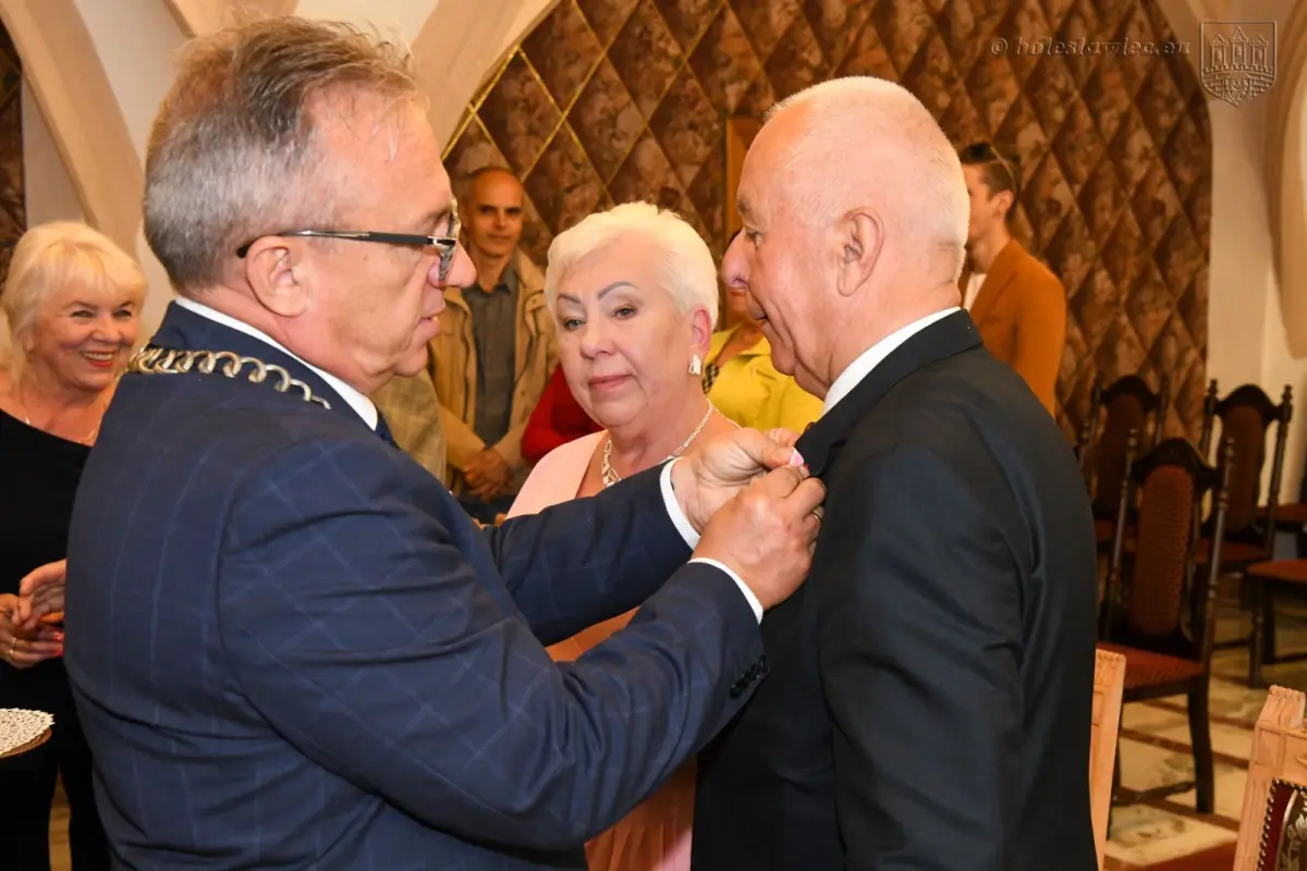 Złote gody państwa Izdebskich i Zmaczyńskich