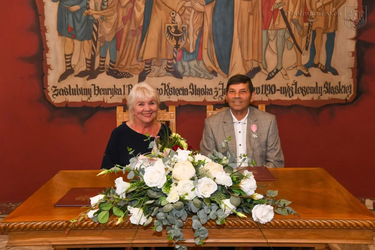 Złote gody państwa Izdebskich i Zmaczyńskich