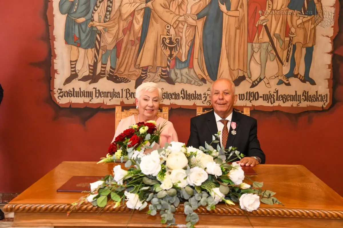 Złote gody państwa Izdebskich i Zmaczyńskich