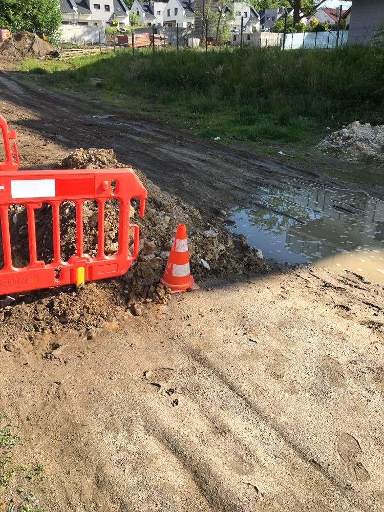 Droga przy ulicy Reymonta w Bolesławcu