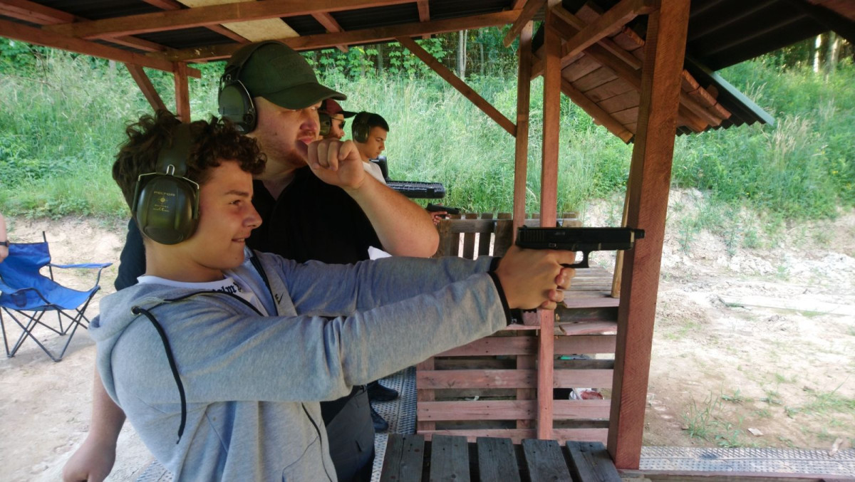 Zajęcia na strzelnicy