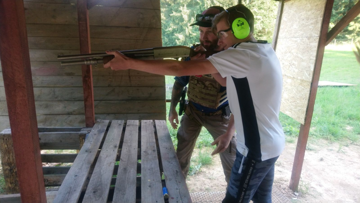 Zajęcia na strzelnicy