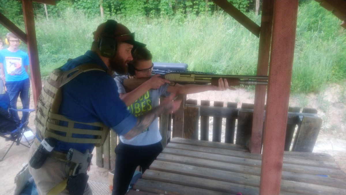 Zajęcia na strzelnicy