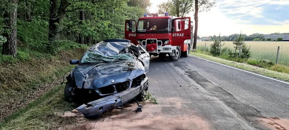 Sobotnie zdarzenie na drodze między Parową a Osiecznicą