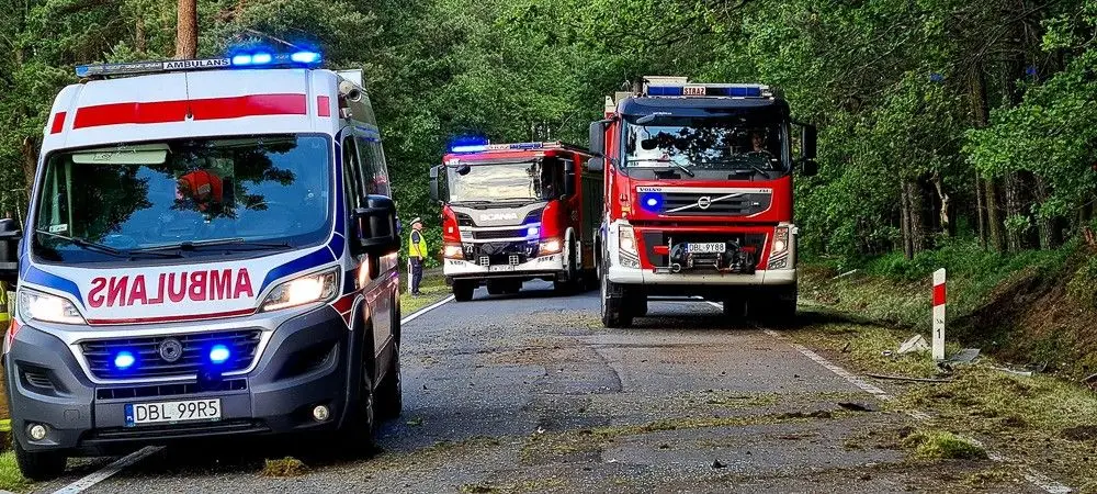 Sobotnie zdarzenie na drodze między Parową a Osiecznicą
