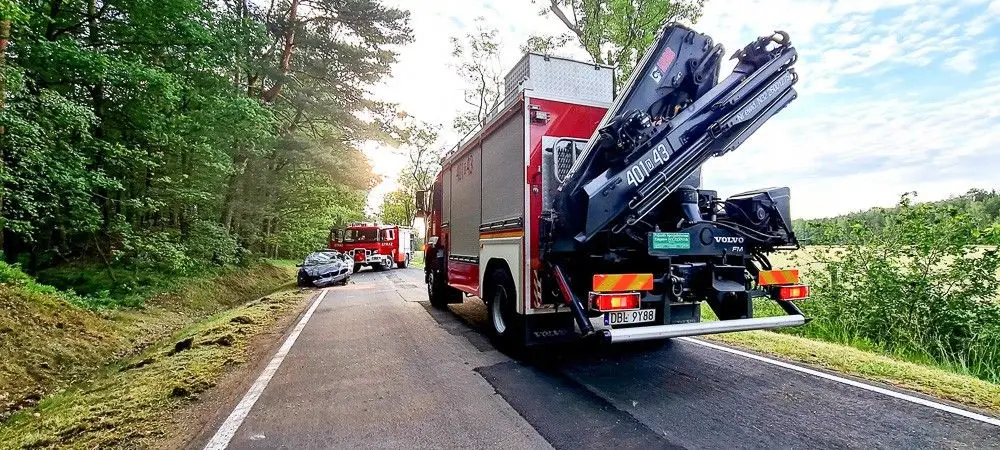 Sobotnie zdarzenie na drodze między Parową a Osiecznicą