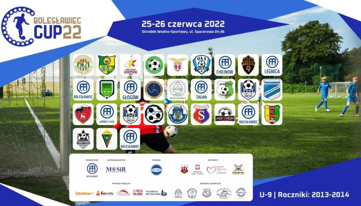 Tabele rozgrywek Międzynarodowy Turniej Piłkarski – Bolesławiec Cup z Football Academy!