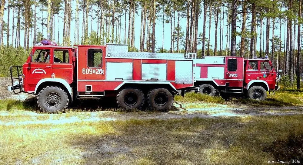 Pożar lasu