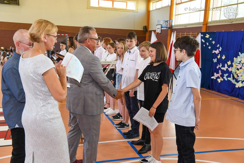 Zakończenie roku szkolnego w SP nr 1 w Bolesławcu