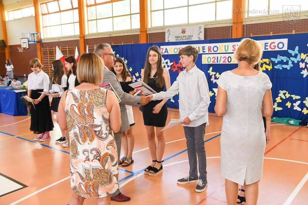 Zakończenie roku szkolnego w SP nr 1 w Bolesławcu