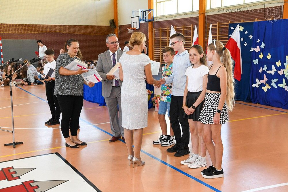 Zakończenie roku szkolnego w SP nr 1 w Bolesławcu