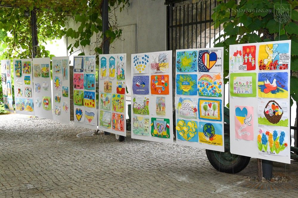 Bolesławieckie przedszkolaki przygotowały wystawę dla dzieci z Ukrainy