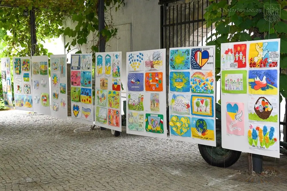 Bolesławieckie przedszkolaki przygotowały wystawę dla dzieci z Ukrainy