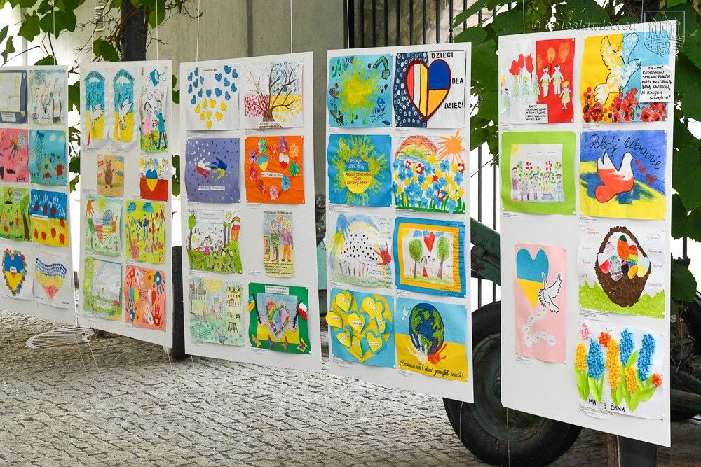 Bolesławieckie przedszkolaki przygotowały wystawę dla dzieci z Ukrainy