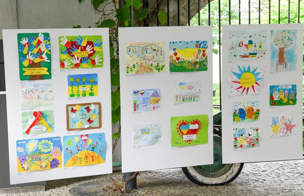 Bolesławieckie przedszkolaki przygotowały wystawę dla dzieci z Ukrainy