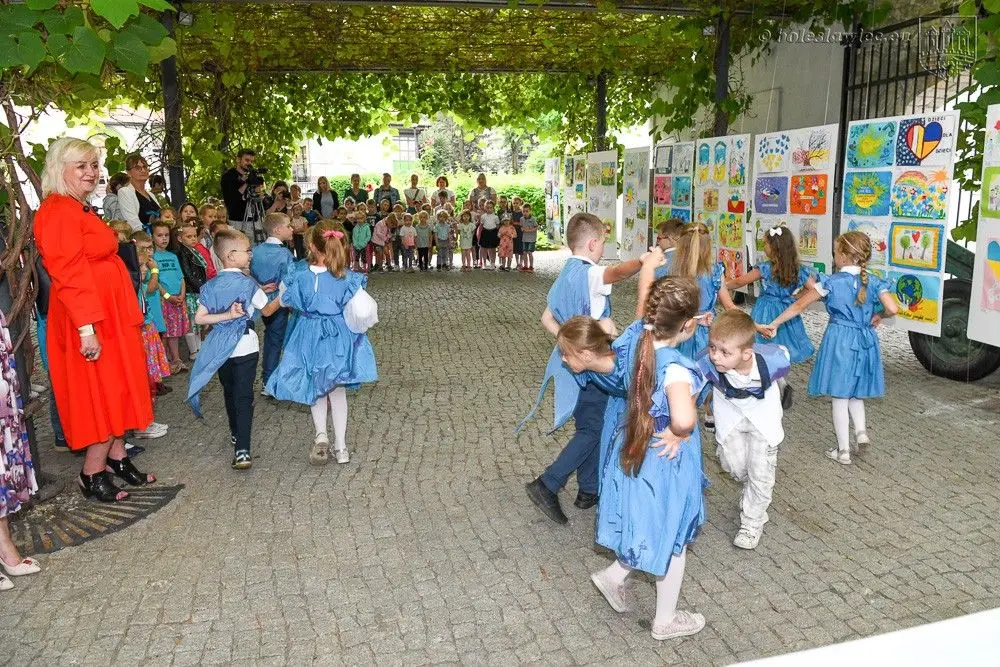 Bolesławieckie przedszkolaki przygotowały wystawę dla dzieci z Ukrainy