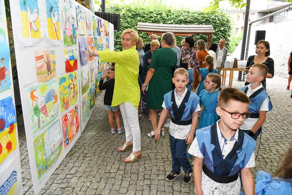 Bolesławieckie przedszkolaki przygotowały wystawę dla dzieci z Ukrainy