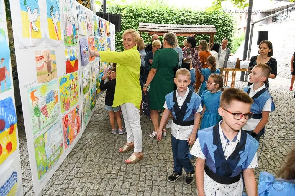 Bolesławieckie przedszkolaki przygotowały wystawę dla dzieci z Ukrainy