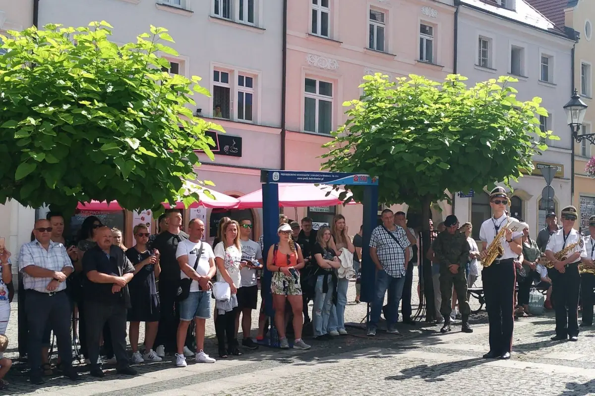 Uroczysta przysięga żołnierzy Dobrowolnej Zasadniczej Służby Wojskowej